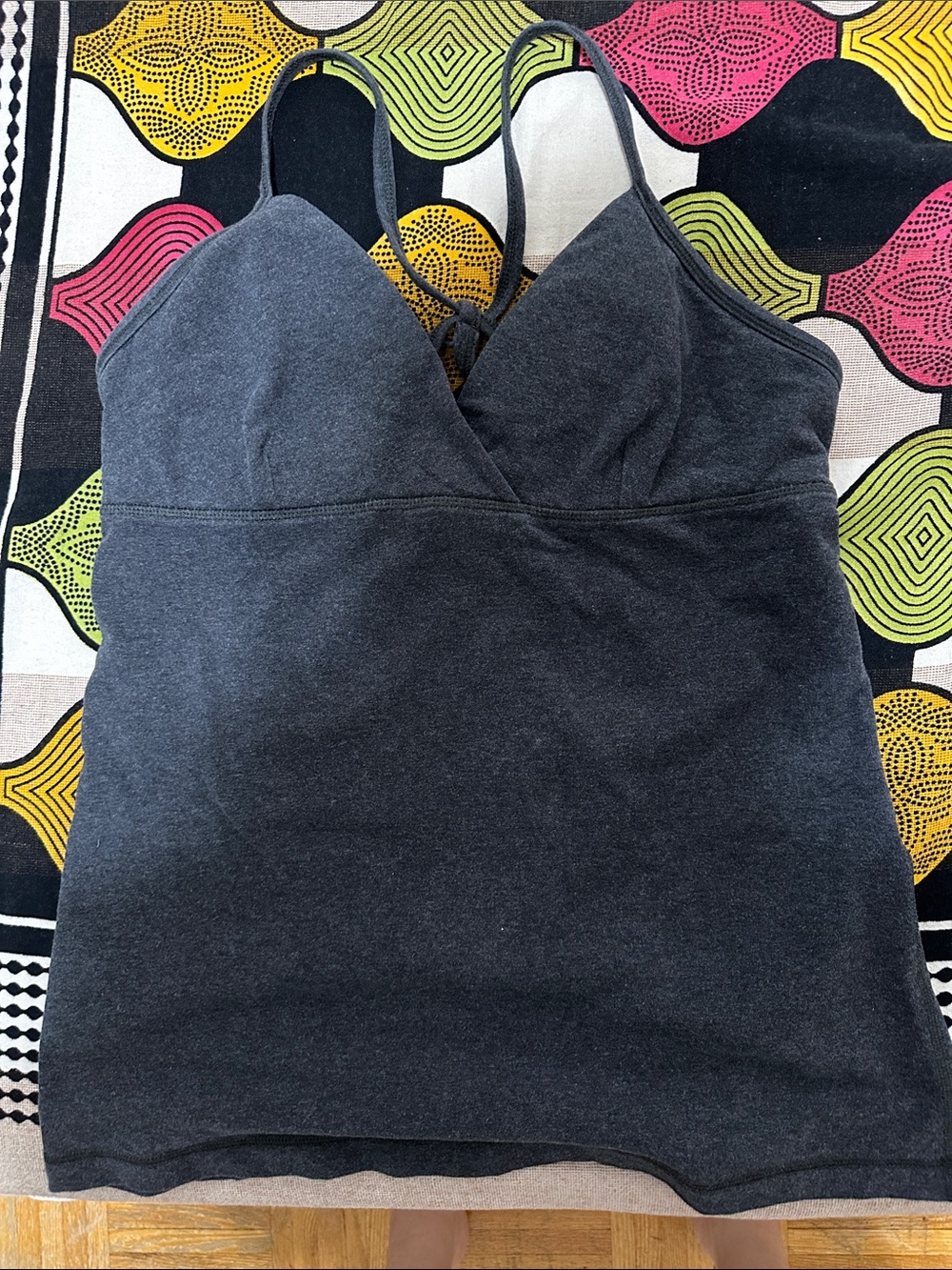 Lululemon Charcoal Grey Tank Top -size 8/10
